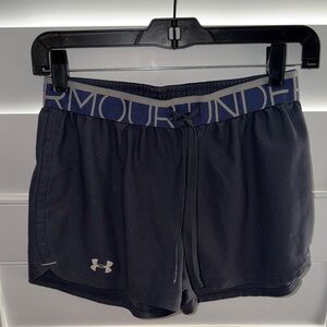 Under Armour Women's Dark Gray Athletic Shorts